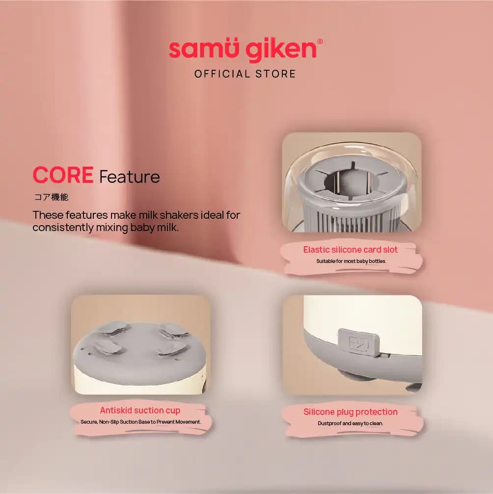 IDEAL FOR CONSISTENTLY MIXING BABY MILK