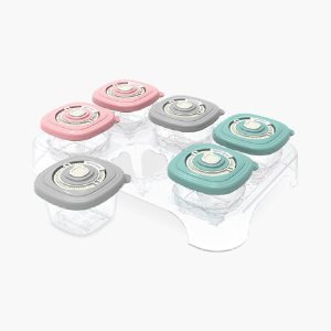 Baby Food Container(6 Pcs), Model;BFC120X6